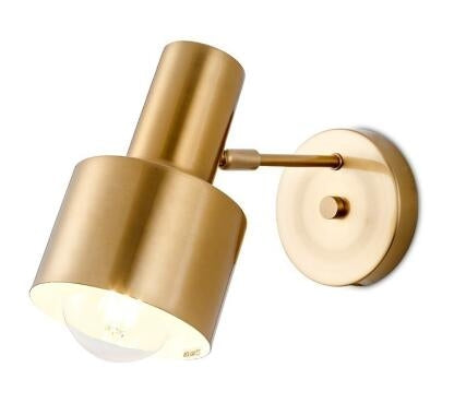 Copper LED Wall Lamps Bedroom Bedside Living Room Corridor Stair Decorative Lightings
