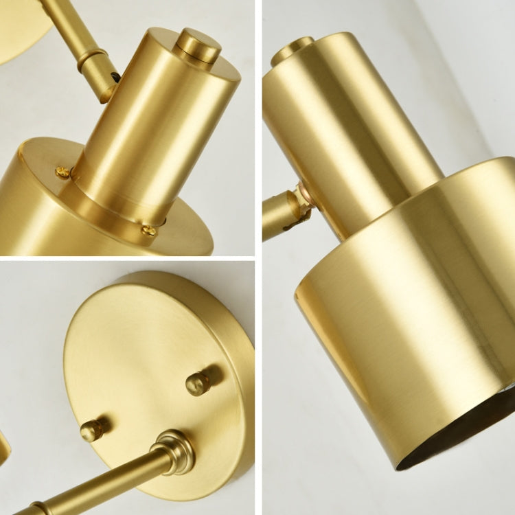 Copper LED Wall Lamps Bedroom Bedside Living Room Corridor Stair Decorative Lightings