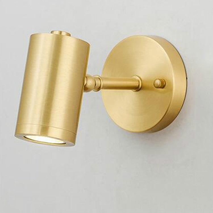 Copper LED Wall Lamps Bedroom Bedside Living Room Corridor Stair Decorative Lightings