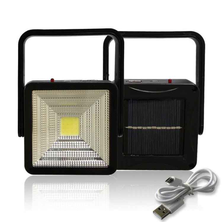 Solar Lantern COB LED Camping Tent Lamp Work Light Outdoor Portable Spotlight