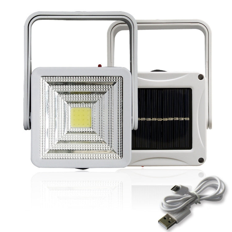 Solar Lantern COB LED Camping Tent Lamp Work Light Outdoor Portable Spotlight