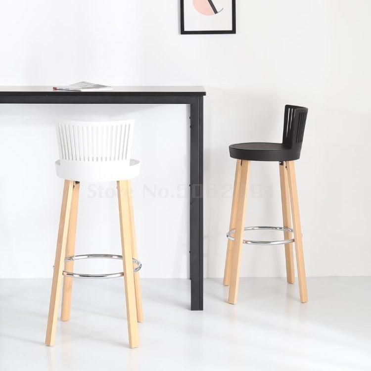 Nordic StyleSolid Wood Balcony Bigh Bar Chair