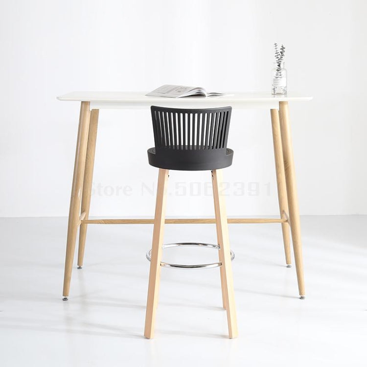 Nordic StyleSolid Wood Balcony Bigh Bar Chair