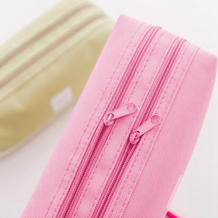 Double Zipper Large Pencil Case Kawaii School Pencilcase Big Pen Box For Girls Stationery Supplies Pencil Box Bag