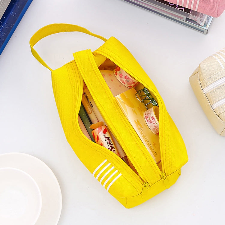 Double Zipper Large Pencil Case Kawaii School Pencilcase Big Pen Box For Girls Stationery Supplies Pencil Box Bag