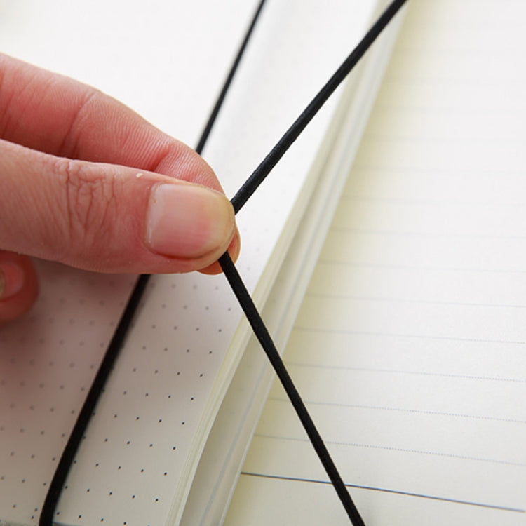 Hard Cover Dot Notebook Bandage Weekly Planner Agenda Diary School Supplies Journals Sketchbook, Size:A5(14.8x21.3CM)