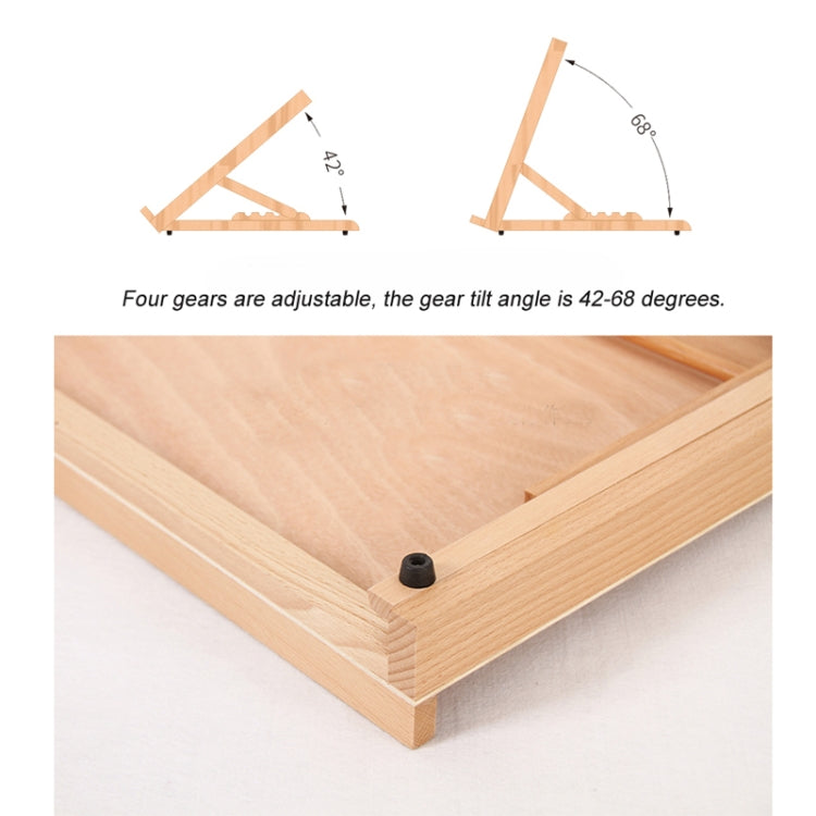 Wooden Drawing Table Portable Sketch Bookshelf  Painting Art Supplies