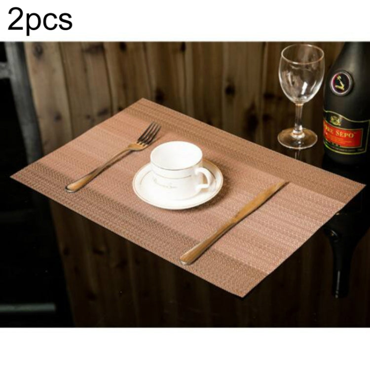 2 PCS Home Table Cup Mat Creative Decor Coffee Drink Placemat Tableware, Size: 45x30cm