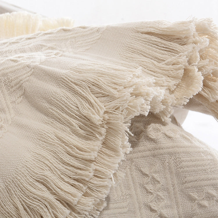 Simple Cotton Tassel Bath Towel