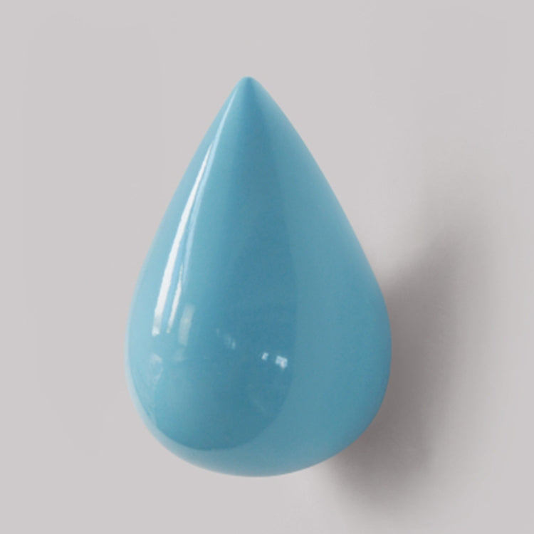 Creative Water Droplets Wall Hooks Home Decoration Resin Mural 3D Coat Hook Single Hooks Wall Hanger, Size:Big Size