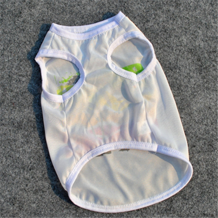 Dog Summer Full Polyester Cool Vest, Size:XS(White)