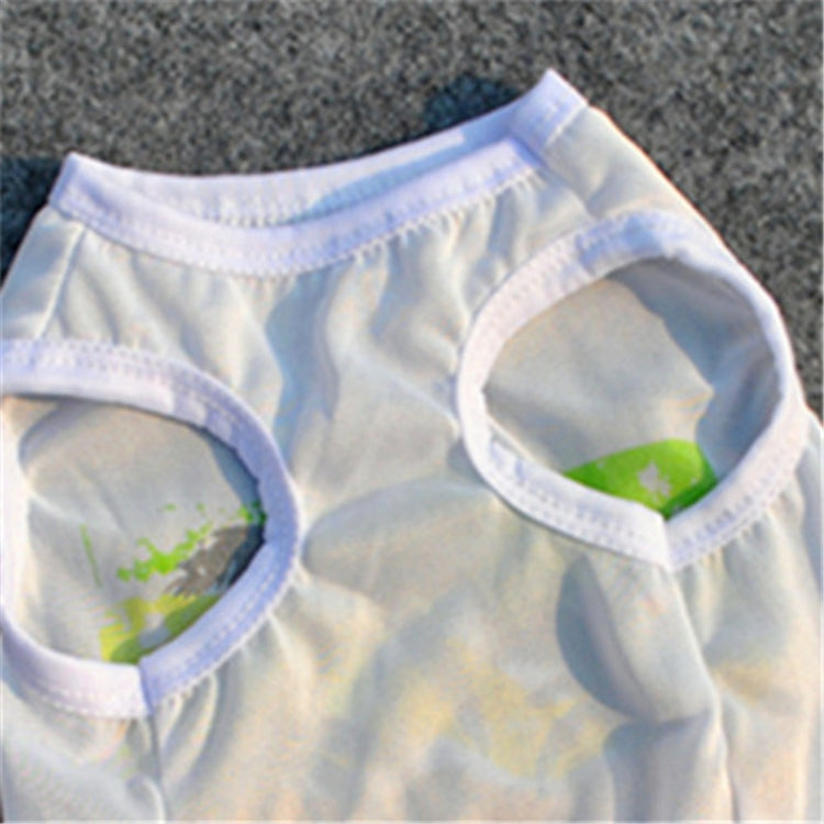 Dog Summer Full Polyester Cool Vest, Size:XS(White)