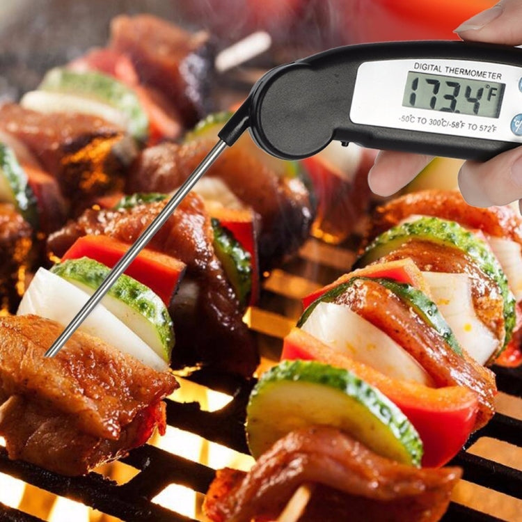 Folding Meat Thermometer Digital Kitchen Thermometer Food Cooking BBQ Probe