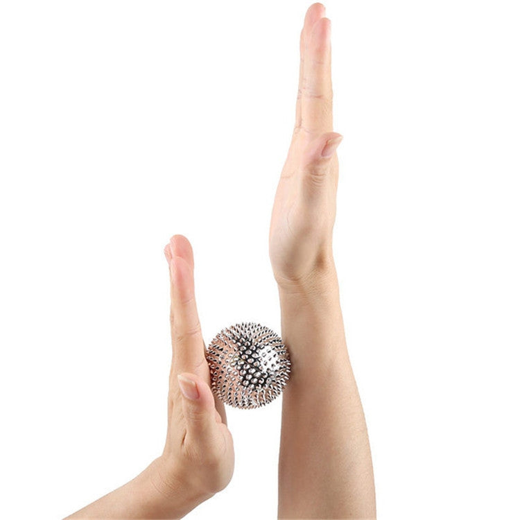 1 Pair Magnetic Massage Ball Relax Muscle Finger Plantar Pressure Massage Stab Ball, Size:4.7cm