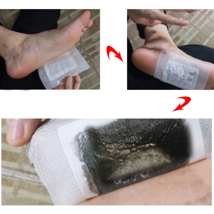 50Pcs/Pack Health Bamboo Vinegar Lavender Wormwood Ai Ye Detoxification Foot Patch