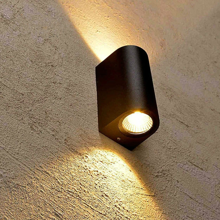 Modern Creativity IP65 Waterproof COB LED Wall Light Hotel Aisle Porch Garden Lighting, Wattage:6W Double Heads