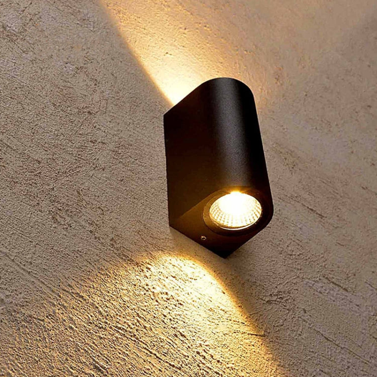 Modern Creativity IP65 Waterproof COB LED Wall Light Hotel Aisle Porch Garden Lighting, Wattage:6W Double Heads