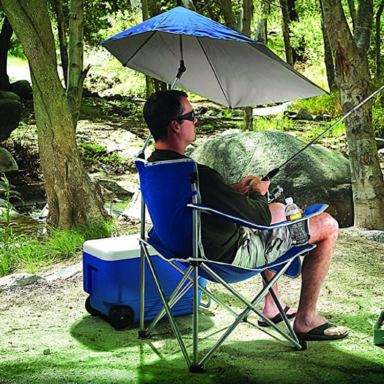 Portable Folding Outdoor Leisure Fishing Chair Travel Camping Chair with Umbrella