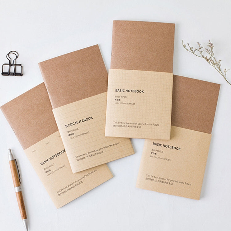 Creative Simple Traveler Series Kraft Refill Diary Notebook