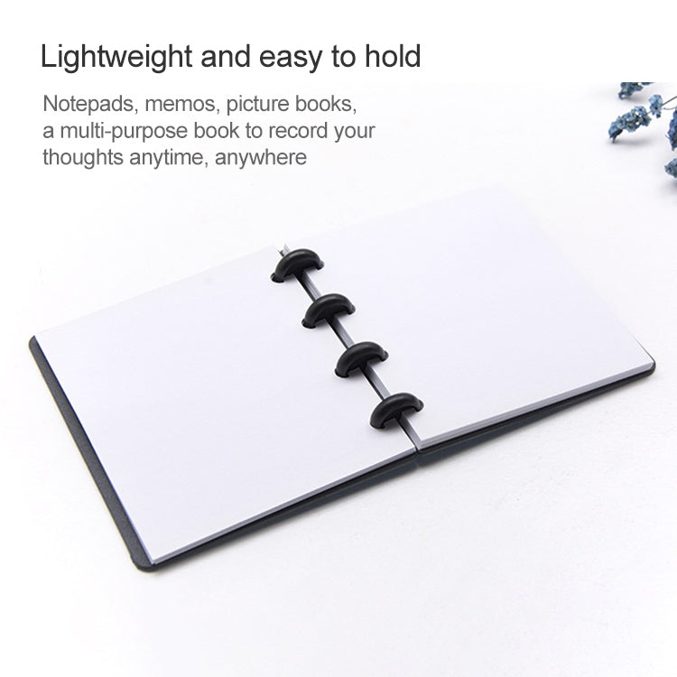 A7 Pocket Size Notepad Creative Stationery Notepad Vertical Pocket Loose Leaf Office School Supplies