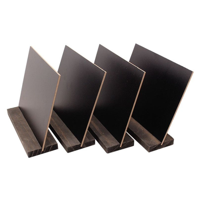 4 PCS Hotel Bar Creative Double-sided Small Blackboard Writing Board