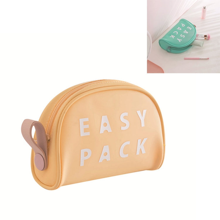 Portable Small Portable Travel Cosmetics Storage Bag(Yellow)