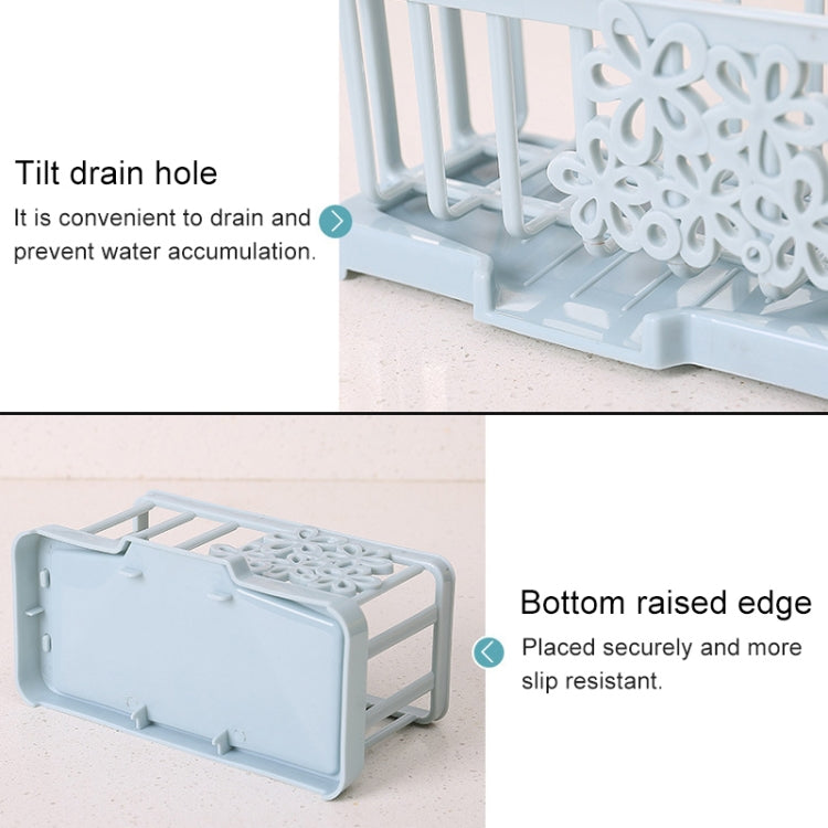 Simple Plastic Drain Rack Kitchen Supplies Sponge Storage Rack Storage Rack