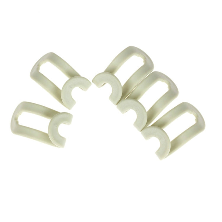 5PCS Useful Mini Clothes Hanger Plastic Home Easy Hook Closet Organizer Storage Rack Holder Hook DIY Clothes Hanger(Pink)