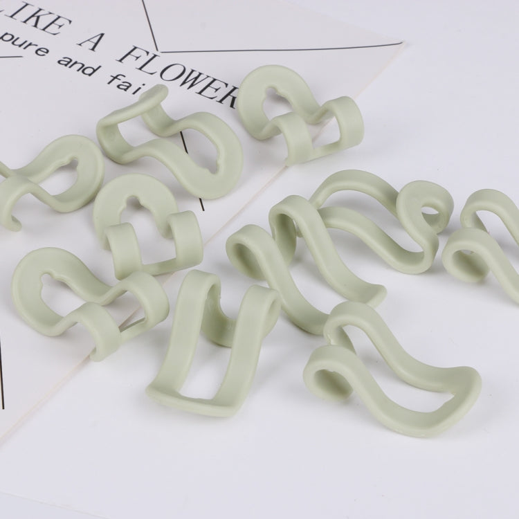 5PCS Useful Mini Clothes Hanger Plastic Home Easy Hook Closet Organizer Storage Rack Holder Hook DIY Clothes Hanger(Pink)