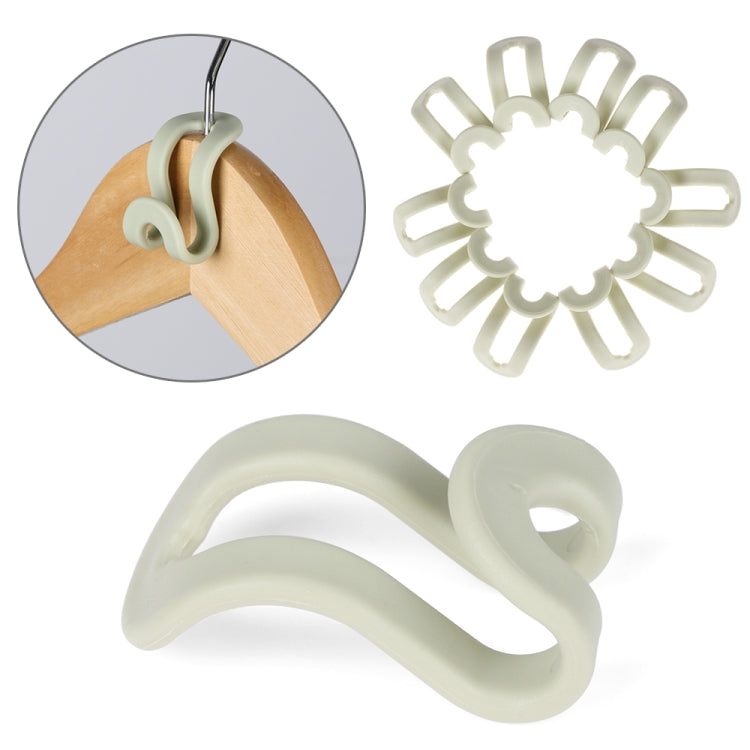 5PCS Useful Mini Clothes Hanger Plastic Home Easy Hook Closet Organizer Storage Rack Holder Hook DIY Clothes Hanger(Pink)