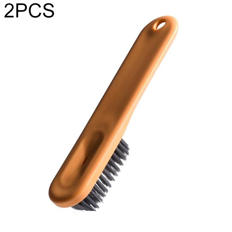 2 PCS Household Soft Hair Cleaning Collar Brush Clothing Long Handle Shoes Brush