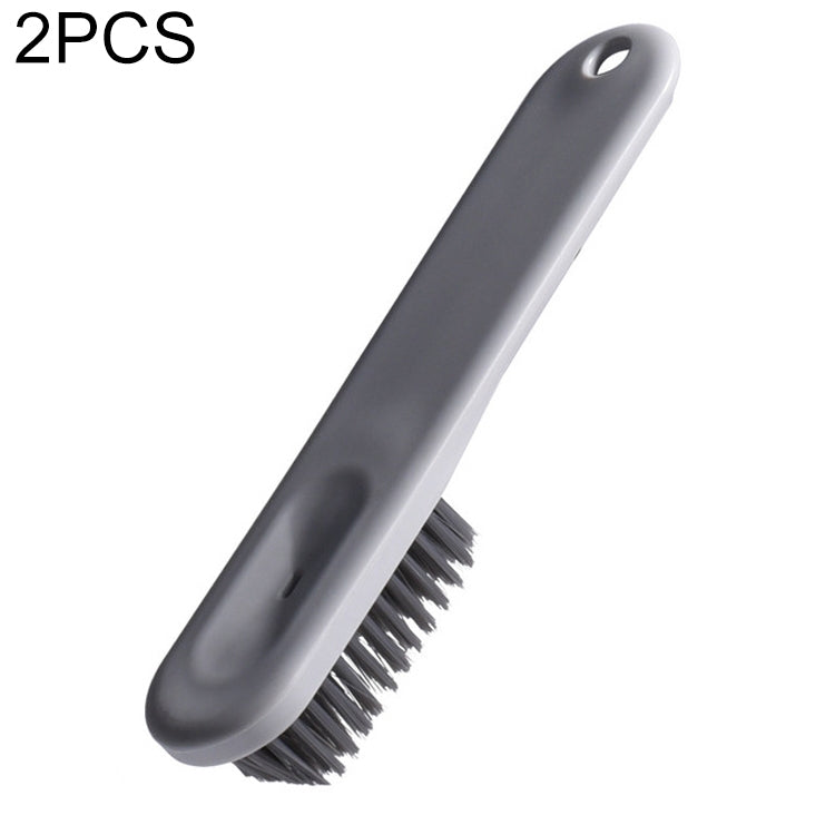 2 PCS Household Soft Hair Cleaning Collar Brush Clothing Long Handle Shoes Brush