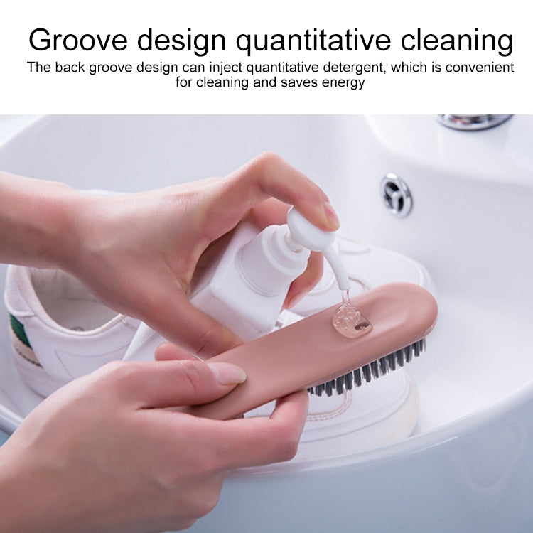 2 PCS Household Soft Hair Cleaning Collar Brush Clothing Long Handle Shoes Brush