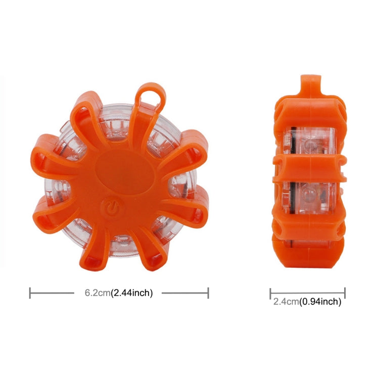 2 PCS Truck Lamp Signal Light Flashing Portable Flash Emergency Lamp Roadside Flare Warning Ligh, Random Color Delivery