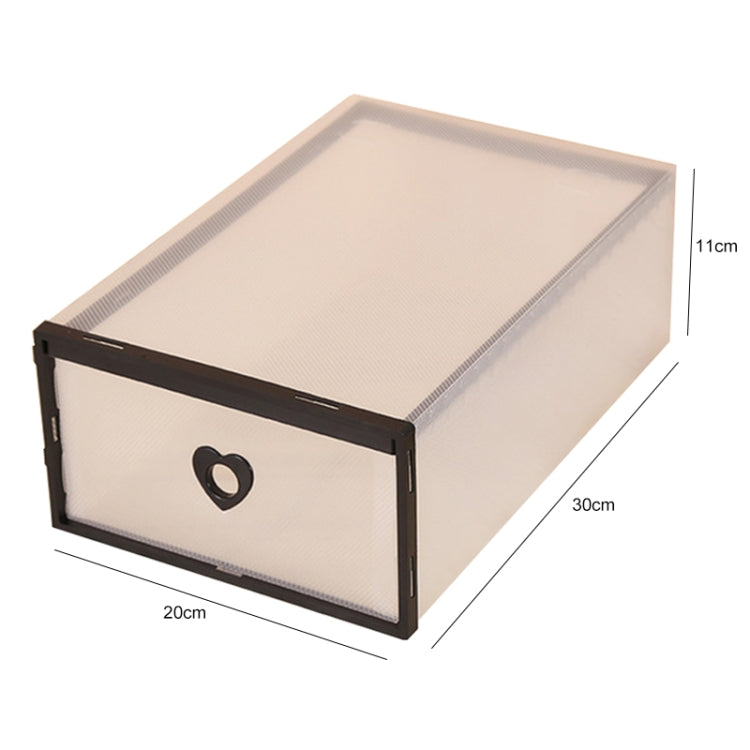 Transparent Home Flip Cover Drawer Plastic Thickening Storage Box