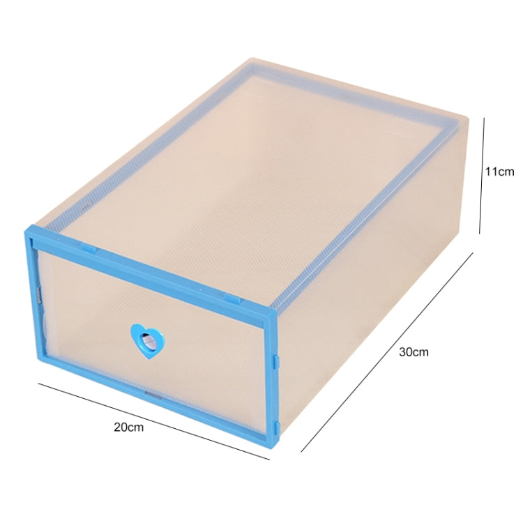 Transparent Home Flip Cover Drawer Plastic Thickening Storage Box