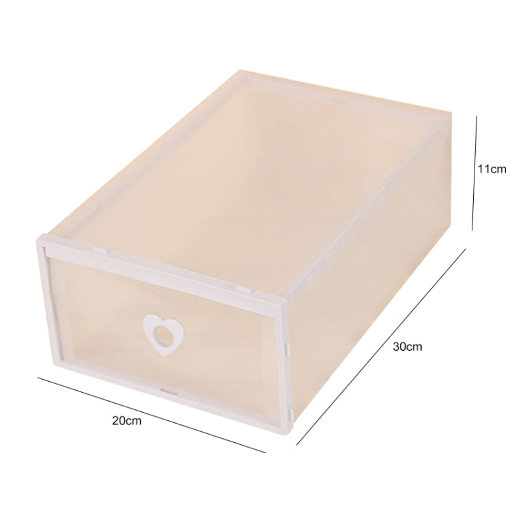 Transparent Home Flip Cover Drawer Plastic Thickening Storage Box