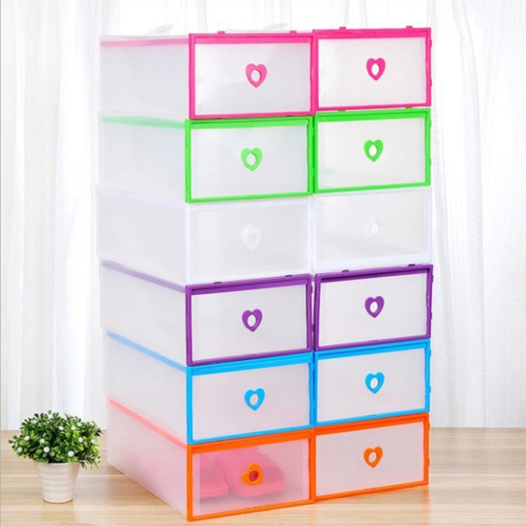Transparent Home Flip Cover Drawer Plastic Thickening Storage Box