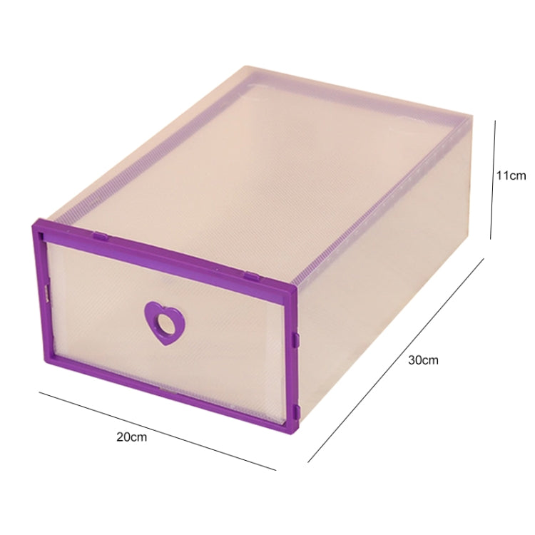 Transparent Home Flip Cover Drawer Plastic Thickening Storage Box