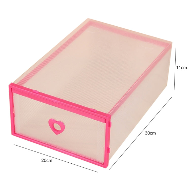 Transparent Home Flip Cover Drawer Plastic Thickening Storage Box