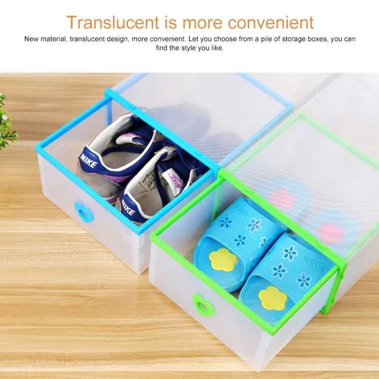 Transparent Home Flip Cover Drawer Plastic Thickening Storage Box