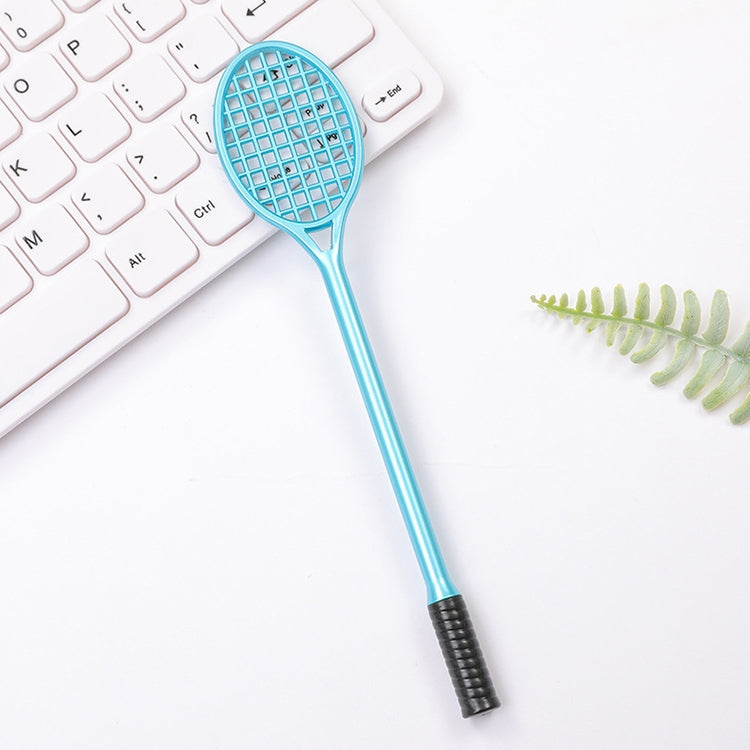 5 PCS Cartoon Cute Badminton Racket Pattern School Office Supplies Stationery Black Refill Kawaii Ballpoint Pen