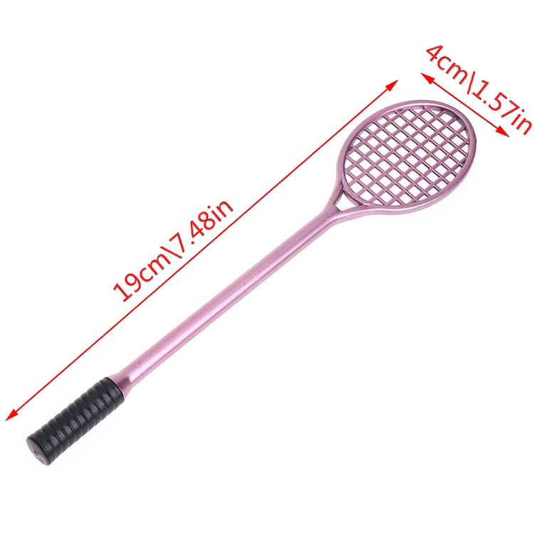 5 PCS Cartoon Cute Badminton Racket Pattern School Office Supplies Stationery Black Refill Kawaii Ballpoint Pen