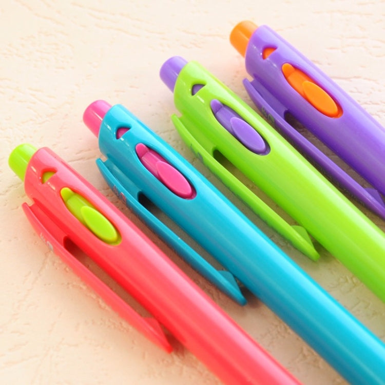 48 PCS Creative Candy Color Ballpoint Pen Colorful Press Ball Pens Office Stationery School Supplies(Blue)