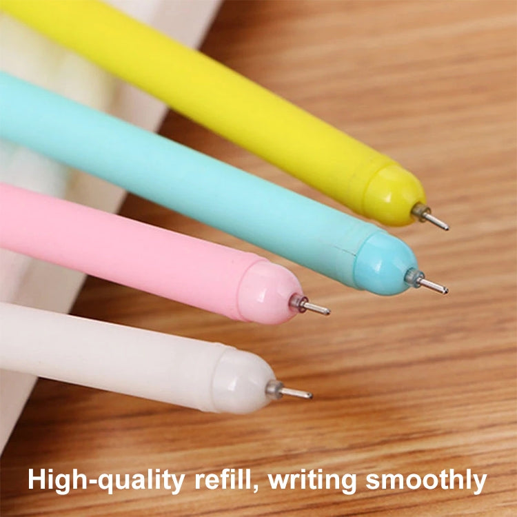 20 PCS Plastic Cartoon Camera Shape Simple Creative Cute Black Gel Pen