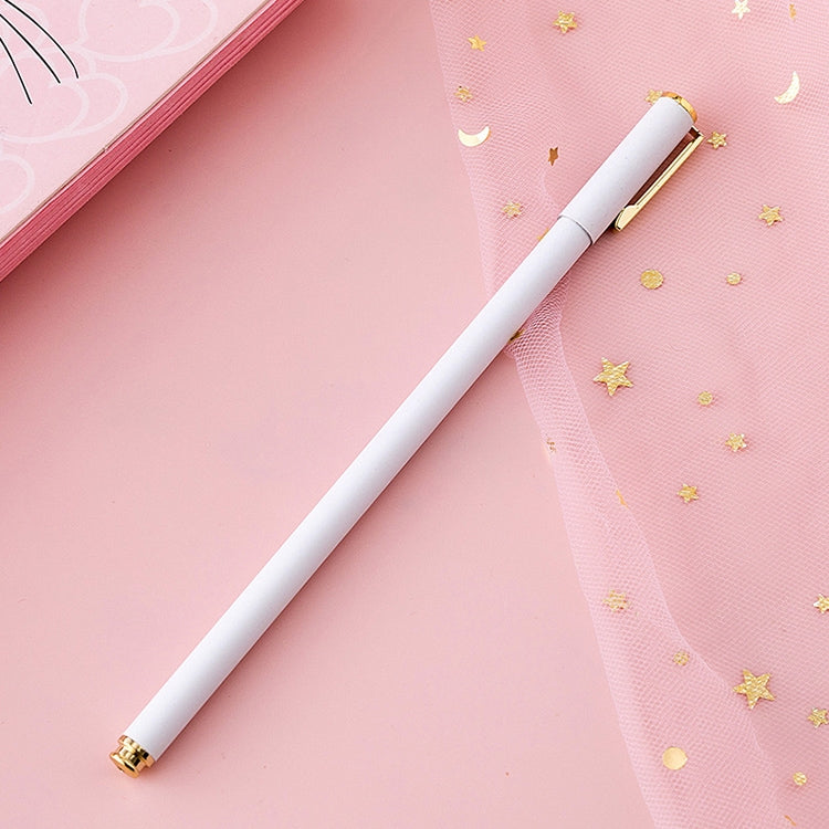 Small Fresh Candy Color Simple Thin Rod Metal Gel Pen