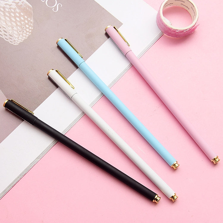 Small Fresh Candy Color Simple Thin Rod Metal Gel Pen