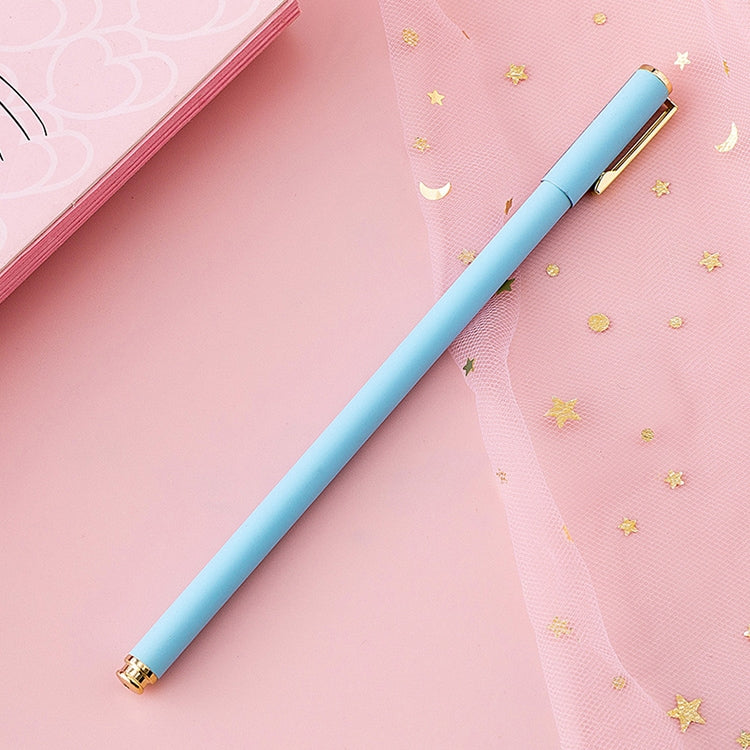 Small Fresh Candy Color Simple Thin Rod Metal Gel Pen