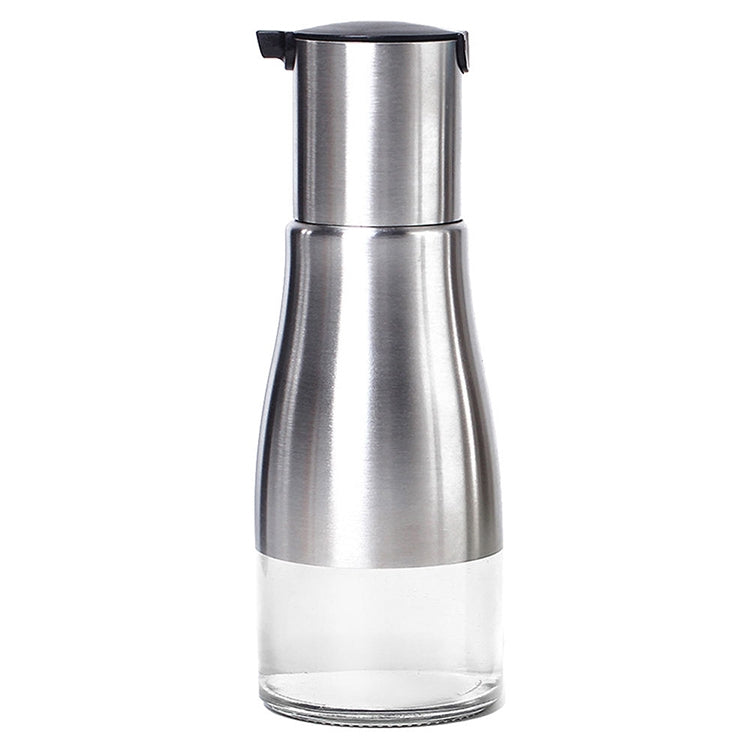Stainless Steel Glass Oil Pot Cruet Soy Sauce Vinegar Bottle Leakproof Oil Bottle