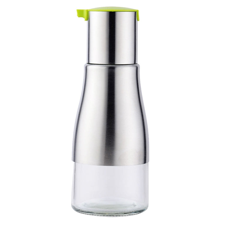 Stainless Steel Glass Oil Pot Cruet Soy Sauce Vinegar Bottle Leakproof Oil Bottle